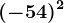 (-5+4)^2