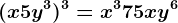 (x+5y^3)^3=x^3+75xy^6