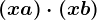 (x+a)\cdot (x+b)