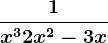 \frac1x^3+2x^2-3x