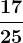 \frac1725