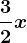 \frac32x