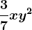 \frac37xy^2