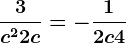 \frac3c^2+2c=-\frac12c+4
