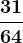 \frac3164