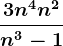 \frac3n^4+n^2n^3-1