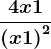 \frac4x+1\left ( x+1 \right )^2