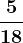 \frac518