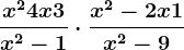 \fracx^2+4x+3x^2-1\cdot \fracx^2-2x+1x^2-9