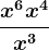\fracx^6+x^4x^3