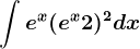 \int e^x(e^x+2)^2dx