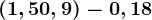\left ( 1,5+0,9 \right )-0,18