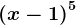 \left ( x-1 \right )^5