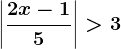 \left | \frac2x-15 \right |>3