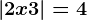 \left | 2x+3 \right |=4