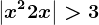 \left | x^2+2x \right |>3