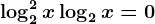 \log2^2x+\log2x=0
