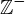 \mathbbZ^-
