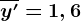 \overliney'=1,6