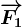 \overrightarrowF1