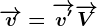 \overrightarrowv=\overrightarrowv'+\overrightarrowV