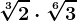 \sqrt[3]2\cdot \sqrt[6]3