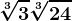 \sqrt[3]3+\sqrt[3]24