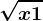 \sqrtx+1