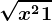 \sqrtx^2+1