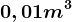 0,01m^3