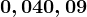 0,04+0,09