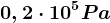 0,2\cdot 10^5Pa