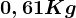 0,61 Kg