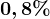0,8%