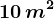 10\, m^2
