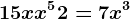 15x+x^5+2=7x^3