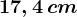 17,4\, cm