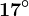 17^\circ