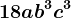 18ab^3c^3