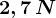 2,7\, N
