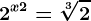 2^x+2=\sqrt[3]2