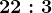 22:3
