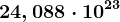 24,088\cdot 10^23