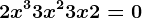 2x^3+3x^2+3x+2=0