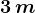 3\, m
