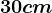 30cm