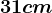 31cm
