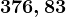 376,83