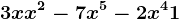 3x+x^2-7x^5-2x^4+1
