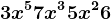 3x^5+7x^3+5x^2+6